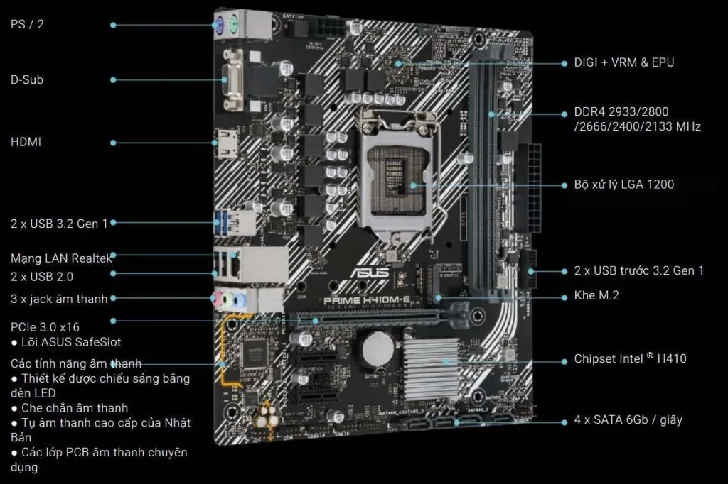 Asus Prime H410m E02