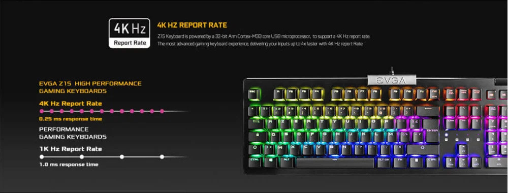 Evga Z15 Gaming Keyboard Rgb 11