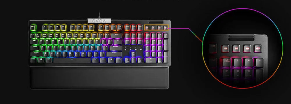 Evga Z15 Gaming Keyboard Rgb 16