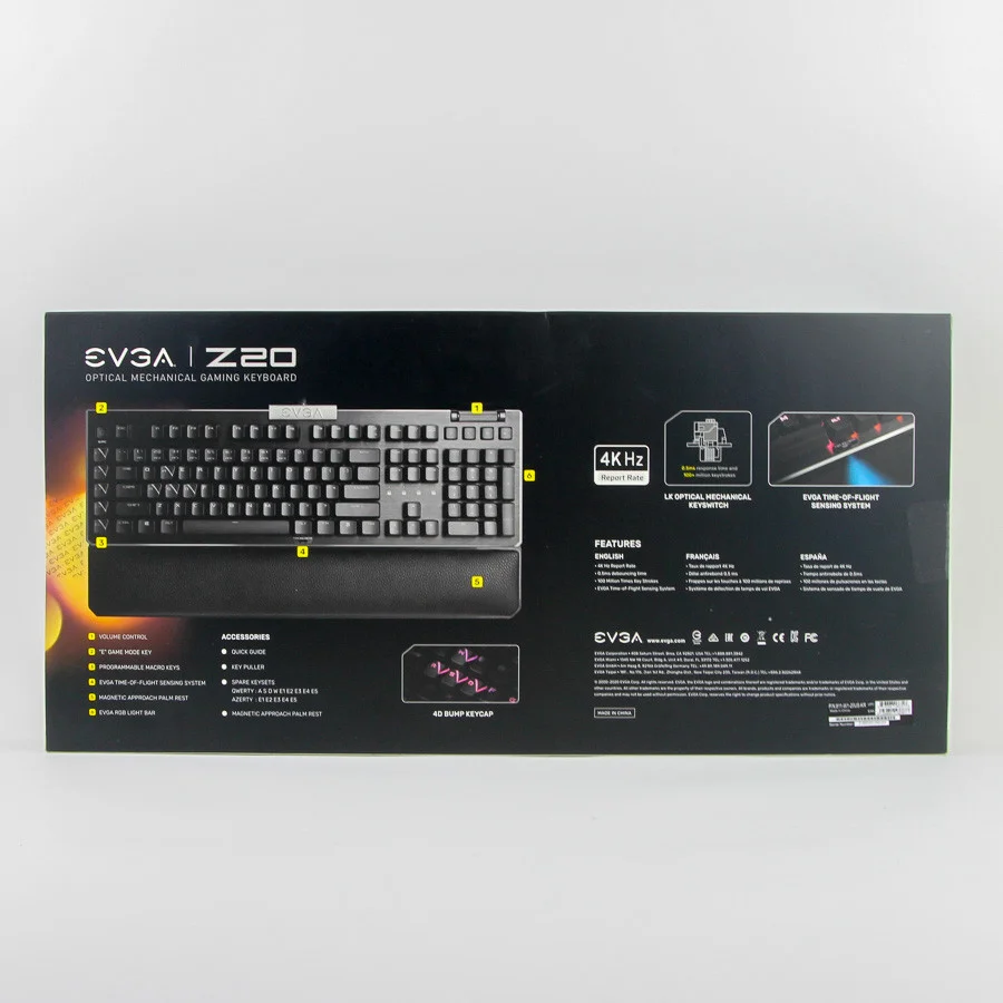 Evga Z20 Rgb Optical Mechanical Gaming Keyboard07