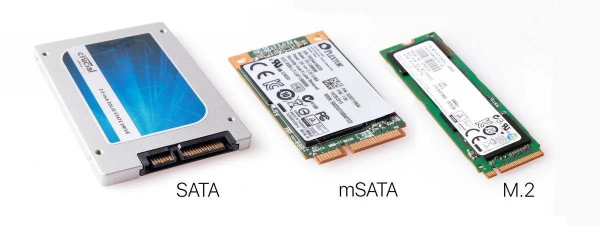 Phân Biệt Ổ Cứng SSD 2.5 inch, mSATA, 1.8 inch, M.2 SATA Phân Biệt Ổ Cứng SSD 2.5 inch, mSATA, 1.8 inch, M.2 SATA