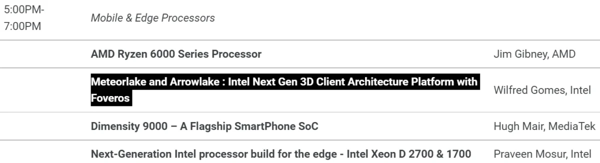 Intel Meteor Arrow Lake