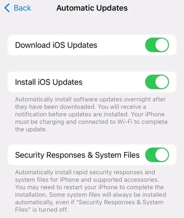 iOS 16.4 automatic update